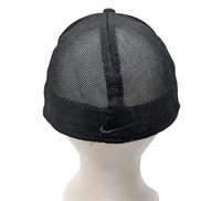 Casquette NIKE GOLF Vintage Noire et Grise Tour de tête 58 cm Sans Réglage