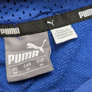 Sweat à capuche Puma Bleu Grand Logo Noir Taille M