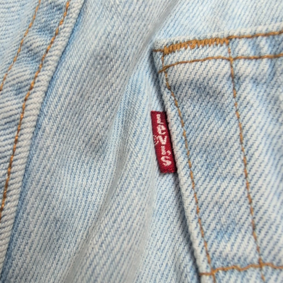 Levi’s 501 Jean Homme W32 L36 Bleu Clair Vintage Pantalon Bouton