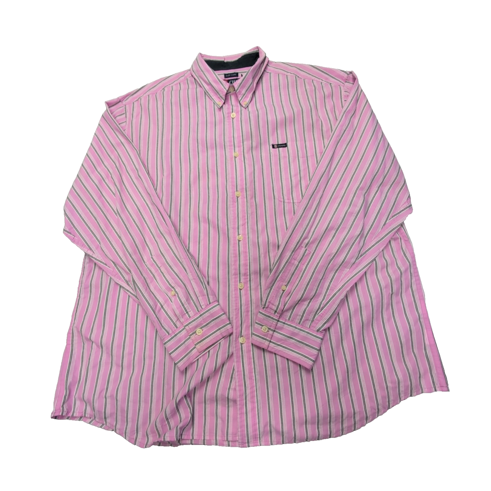 Chemise CHAPS rose à rayures taille XXL #60e