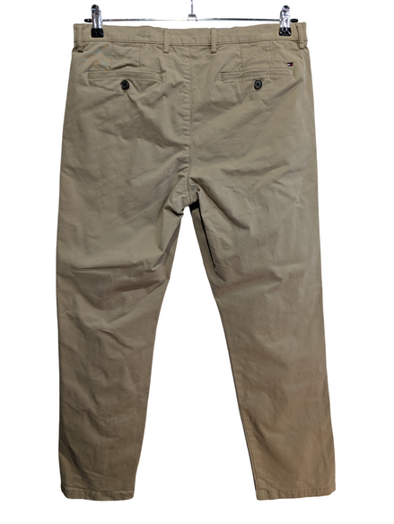 Pantalon chino Tommy Hilfiger stretch crème taille W33xL30 #28ct