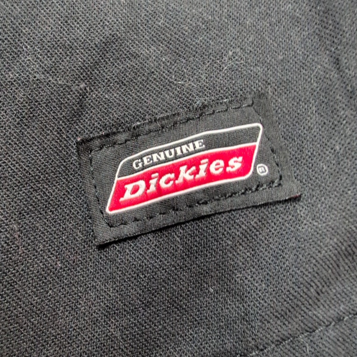 Short Dickies Homme Noir Workwear Coupe Droite Taille W42 Très Bon État