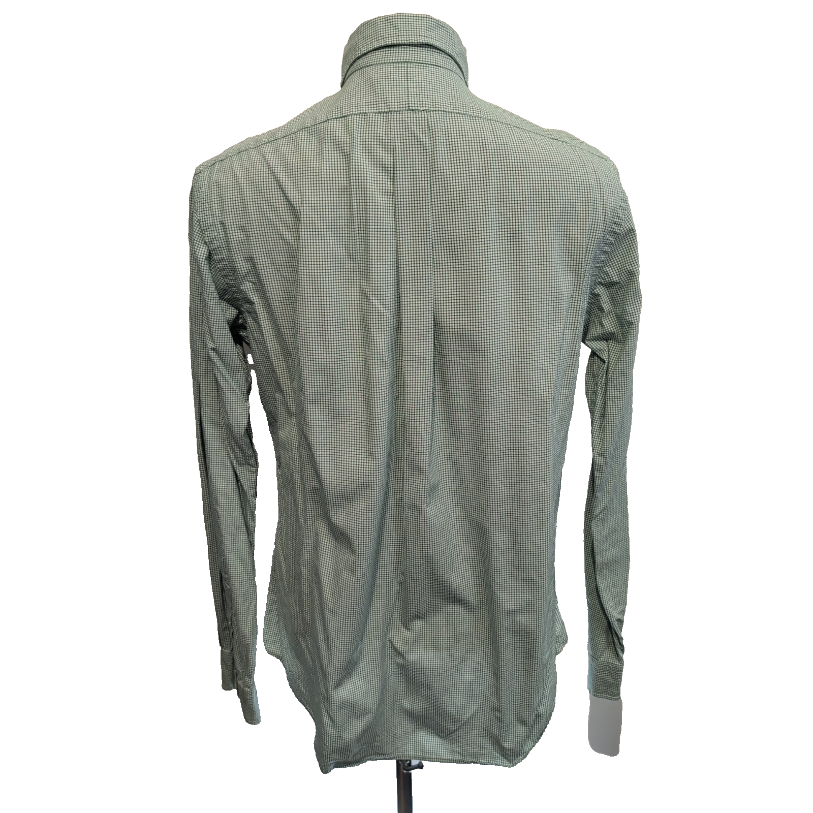 Chemise Ralph Lauren M Verte Carreaux Custom Fit Shirt Button Down Coton