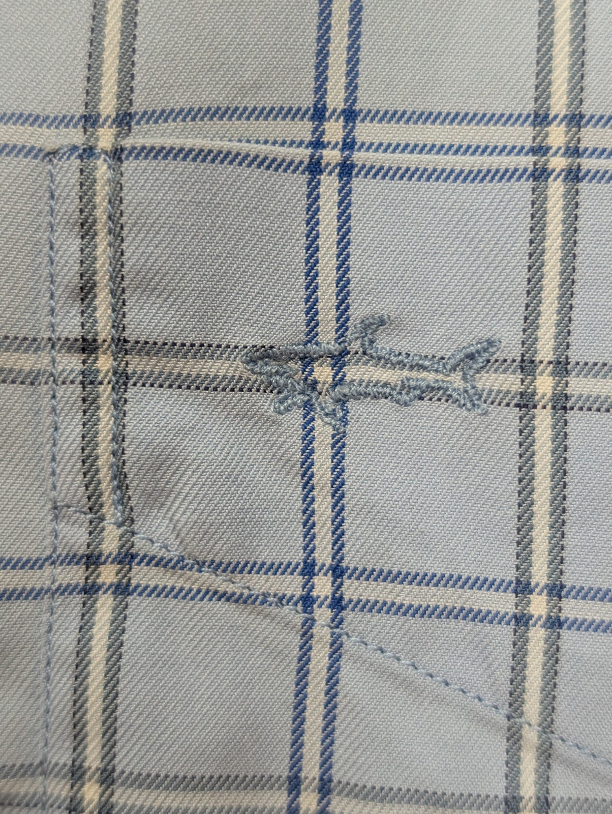 🦈 CHEMISE PAUL & SHARK Yachting Carreau Bleu S TG Homme 100% Coton
