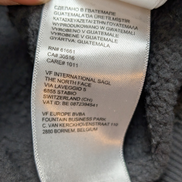 The North Face Sweat à Capuche Gris Anthracite Logos Rose Pâle - Taille M Homme