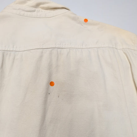 Chemise LEVI'S Homme M Blanc Cassé en Jean Manches Longues Poches