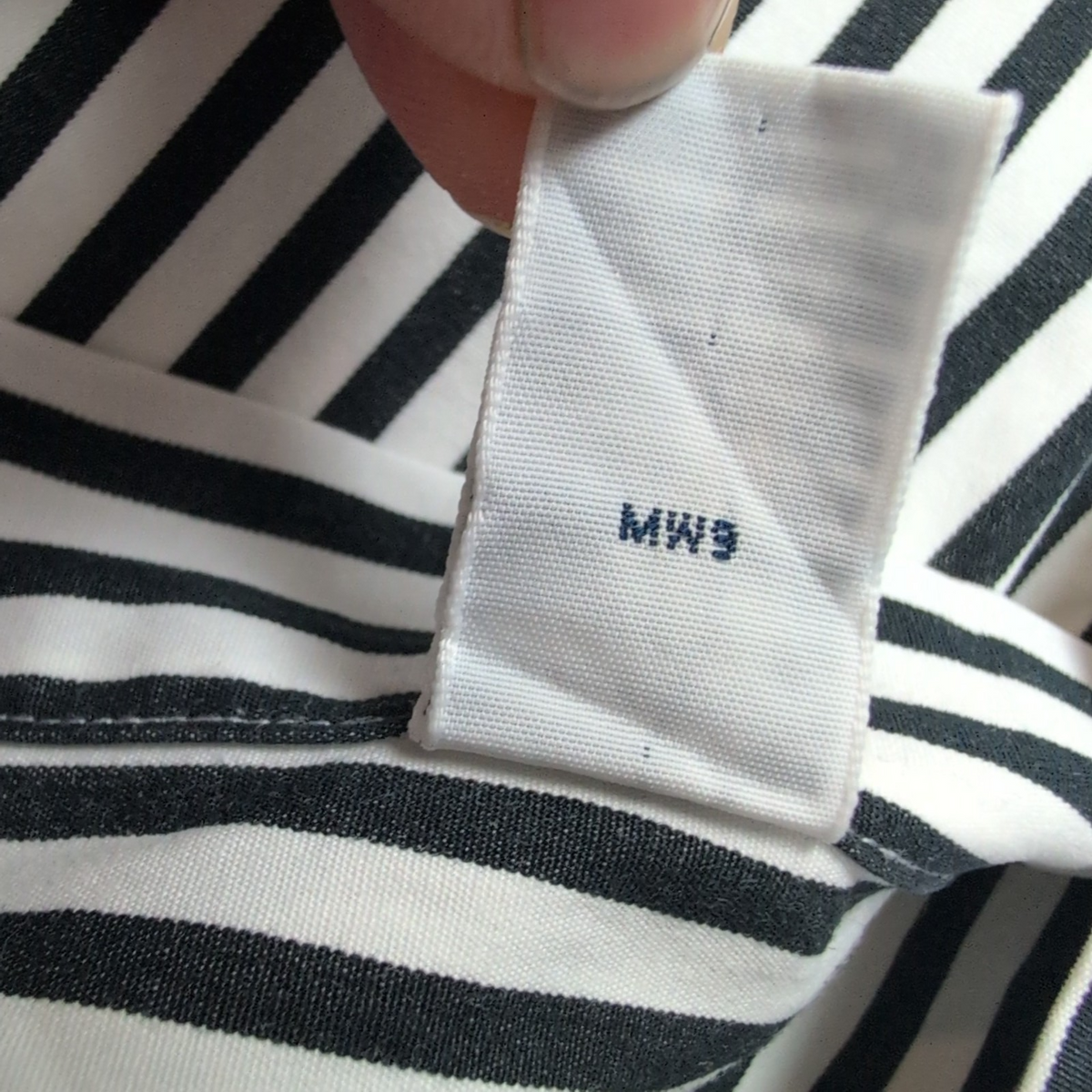Chemise Ralph Lauren Classic Fit L Blanc Rayures Noir 3 Cavaliers