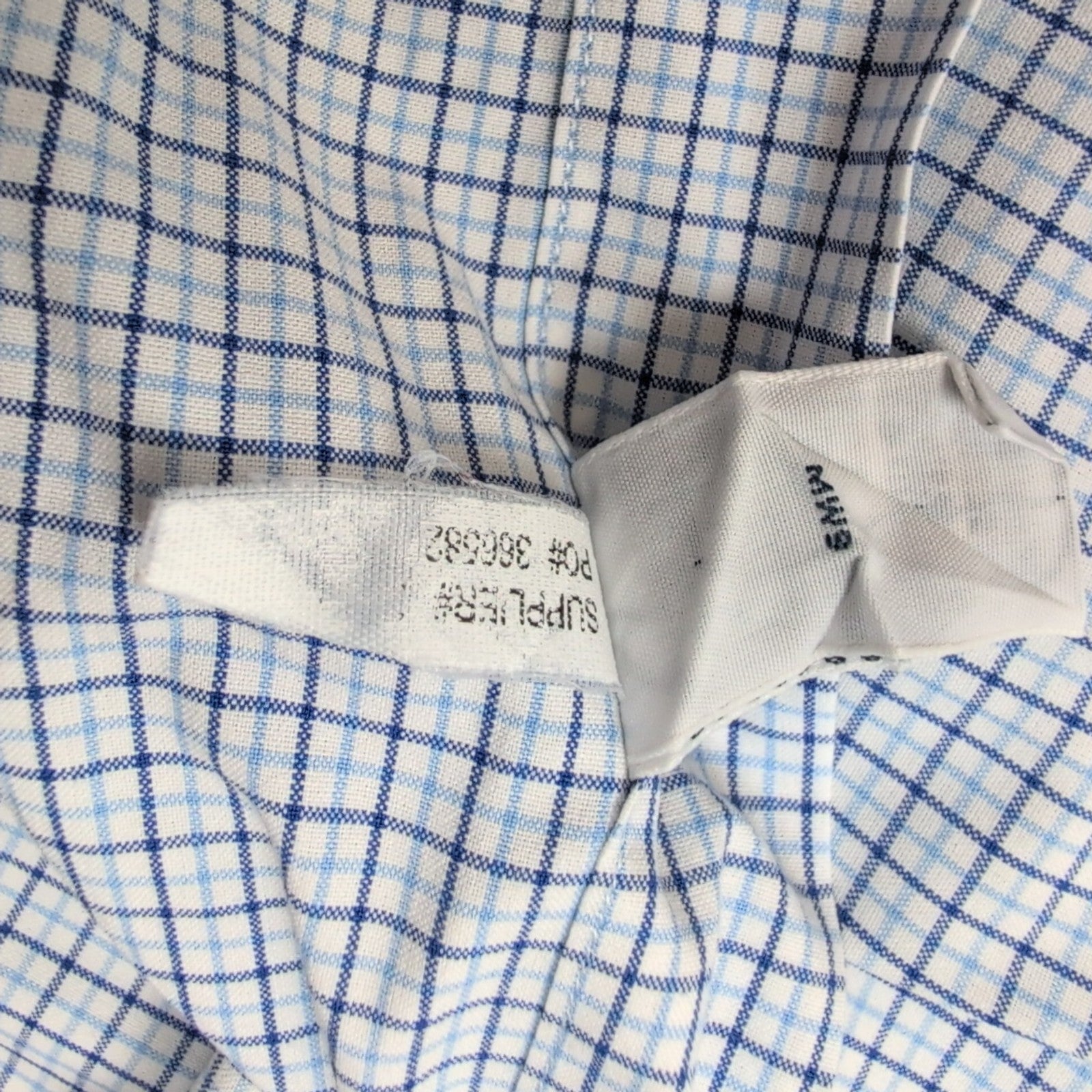 Chemise Ralph Lauren XL LT Bleue Carreaux Classic Fit Shirt Button Down Coton
