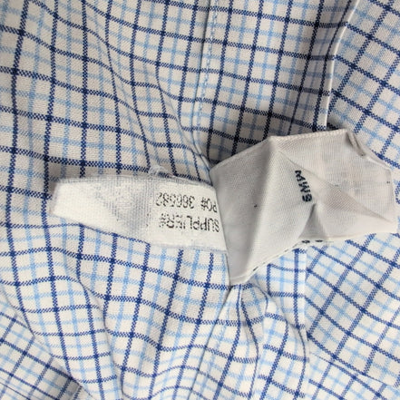 Chemise Ralph Lauren XL LT Bleue Carreaux Classic Fit Shirt Button Down Coton