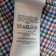 CHEMISE Ralph Lauren Homme L SLIM FIT Multicolore Carreaux Logo Bleu 100% Coton