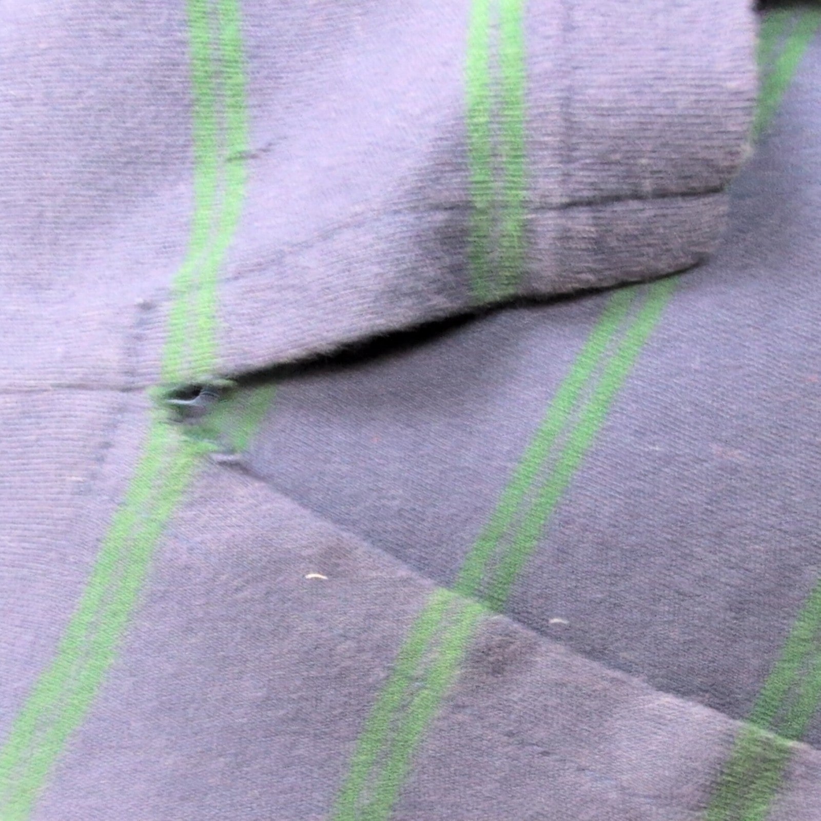 Polo Ralph Lauren Homme XL Bleu Marine Rayures Vertes Logo Vert Polo
