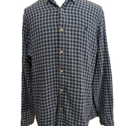 Chemise Polo Ralph Lauren Shirt XL Flanelle Doublée Carreaux Bleu Classic Fit BD