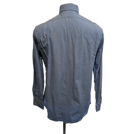 Chemise  Polo Ralph Lauren Regent M Bleu  Carreaux Custom Fit Col Classique