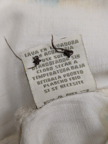 Chemise Hawaïenne Joe Marlin Coton & Rayon Blanc Cassé - Taille L