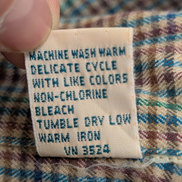 Chemise L.L.Bean T.XXL TALL Flanelle Épaisse Vintage Carreaux MULTICOULEUR