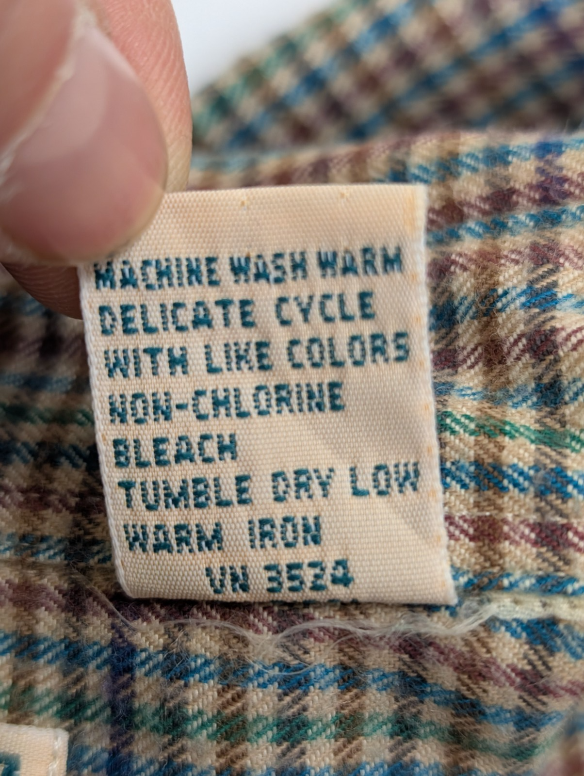Chemise L.L.Bean T.XXL TALL Flanelle Épaisse Vintage Carreaux MULTICOULEUR