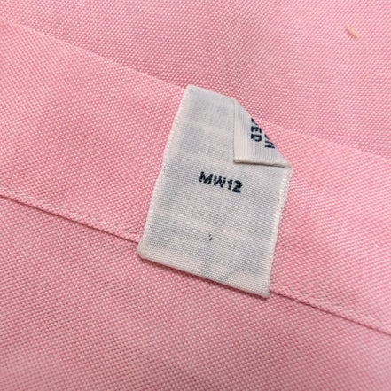 Chemise Ralph Lauren XL XXL Rose Pâle Classic Fit Coton Logo Marron