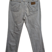 Jean Wrangler Homme Vintage Bleu W34 L32 Denim Robuste Épais Taille Élastique