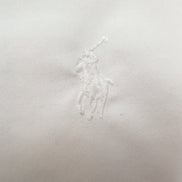 Chemise Ralph Lauren XL Blanche Coton Logo Blanc Ton sur Ton Classique