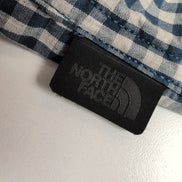 The North Face chemise bleu carreaux une poche taille M coton