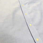 Chemise Chaps bleu clair coton Oxford manches longues 1 poche L XL