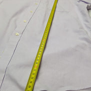 Chemise CHAPS lila violet uni manches courtes taille L Homme