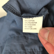 Chemise Hawaïenne AIS S Cuba Panama Bleu Marine 4 Poches Brodée manches courtes