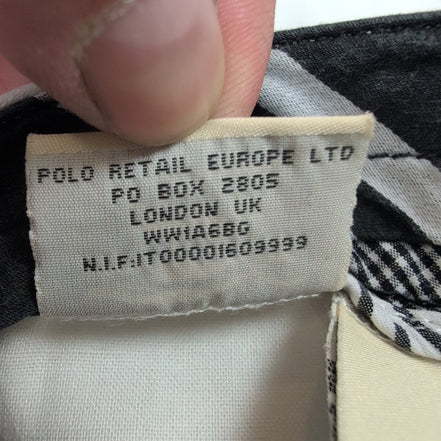 Pantalon Chino Polo Ralph Lauren Blanc Stretch 5 Poches Taille 29x34