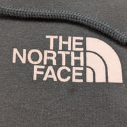 The North Face Sweat à Capuche Gris Anthracite Logos Rose Pâle - Taille M Homme