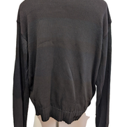 Pull Chaud Polo Ralph Lauren Maille Coton Noir Col Rond Taille XL