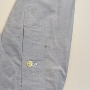 Chemise Ralph Lauren Blake M Bleu Clair Logo Marron Coton manches longues
