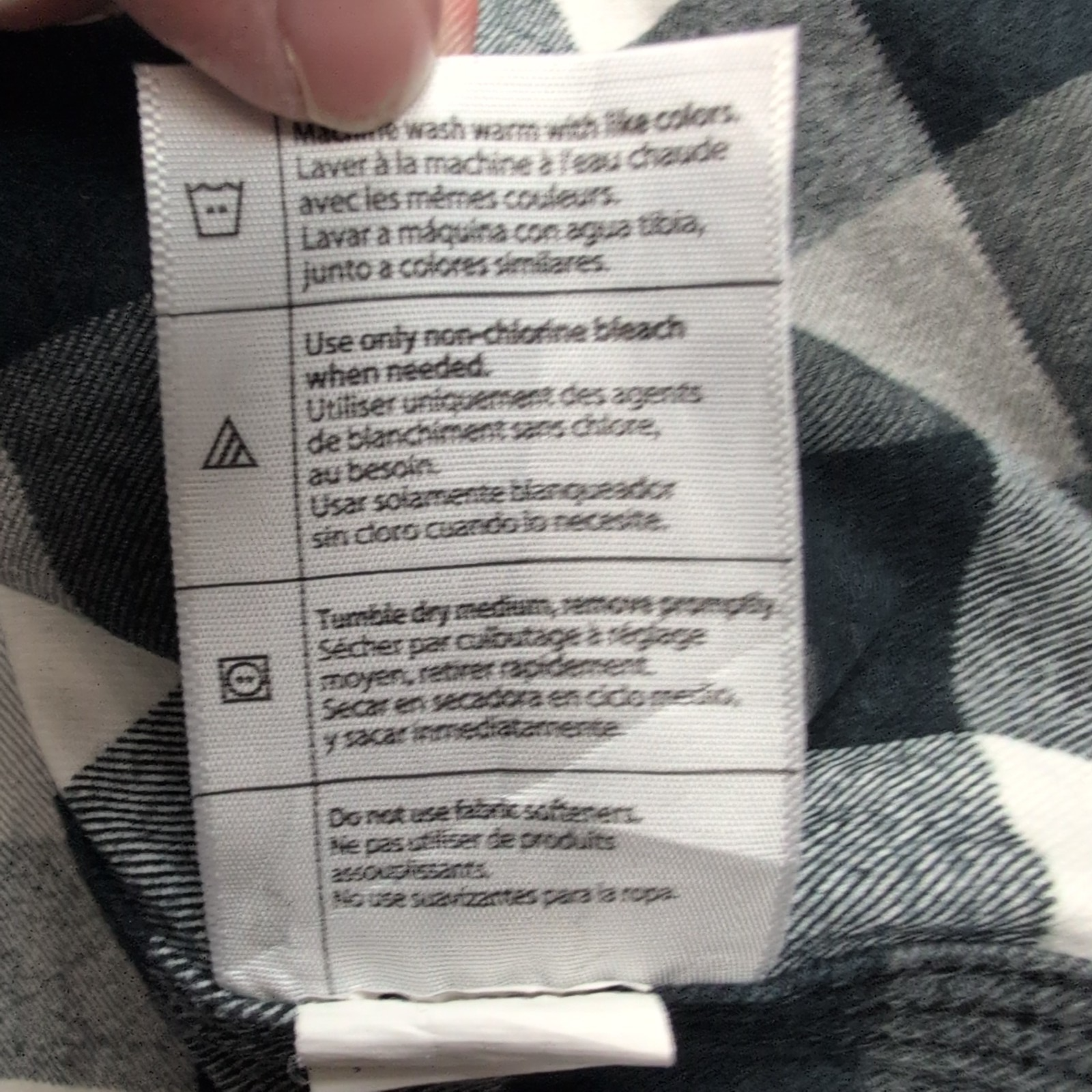 Carhartt chemise original fit carreaux noir gris 100% coton taille XL