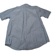 Chemise L.L. Bean bleue effet jean manches courtes taille M 1 poche