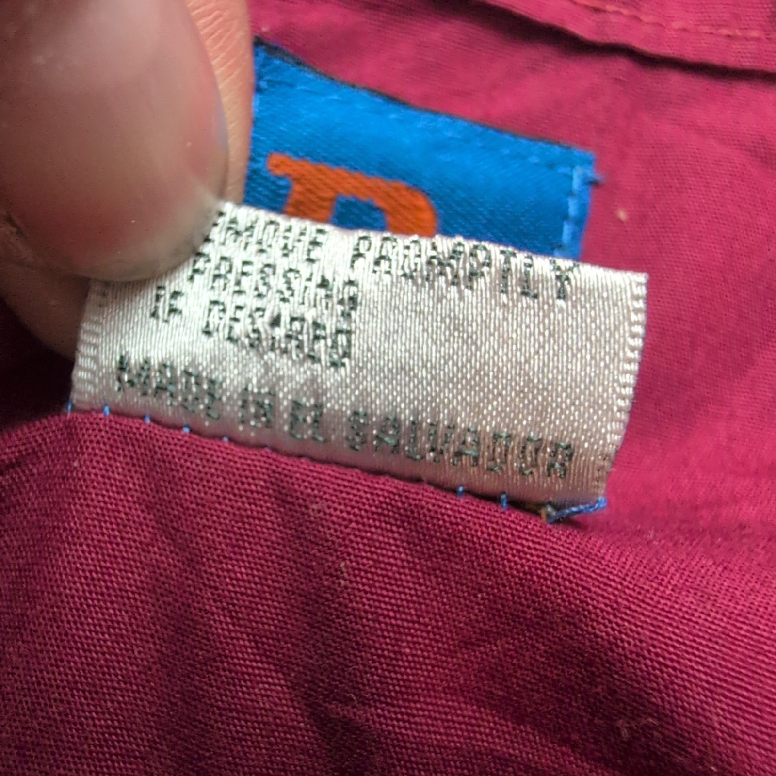 Chemise Hawaïenne Renato Collezione M Bordeaux Style Cuba Panama 4 Poches