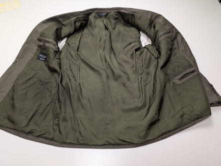 Veste Blazer homme Pronto Uomo Couture kaki Super 120'S taille L
