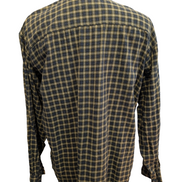 Chemise LEVI'S Flanelle à Carreaux Jaune et Noir Manches Longues - Taille L