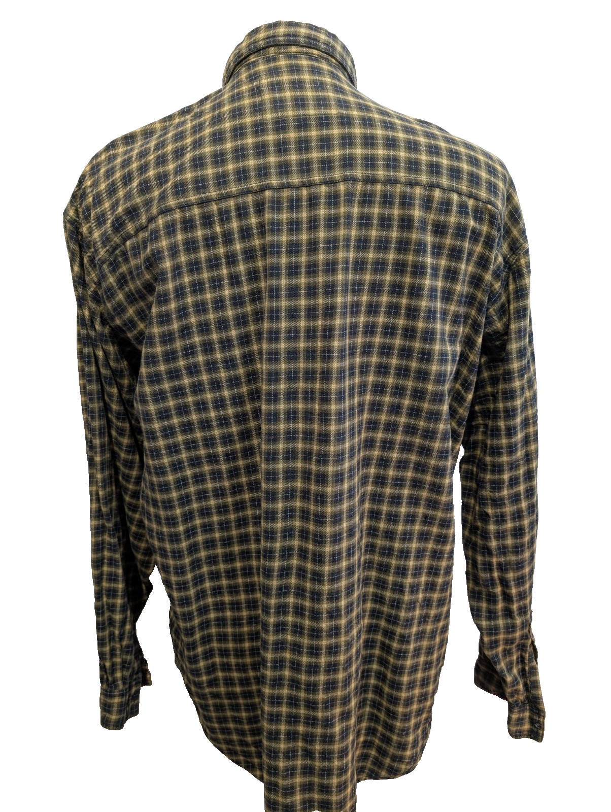Chemise LEVI'S Flanelle à Carreaux Jaune et Noir Manches Longues - Taille L