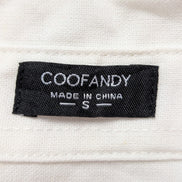Chemise hawaïenne soie et lin Coofandy manches courtes taille S #704 hawaienne