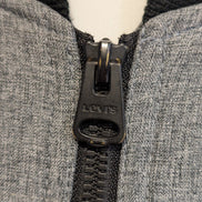 Veste Levi's Grise Matelassée Capuche Noire Homme Taille L