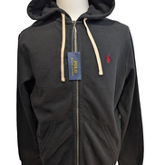 Veste à capuche Hoodie Polo Ralph Lauren Noir Logo Rouge Homme - Taille M