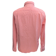 Chemise Nautica M Classic Fit Made in Mauritius Rouge a carreaux Manches Longues