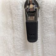 Pull Polaire Femme Blanc The North Face TKA 100 Col Zippé - Taille S