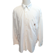 Chemise Tommy Hilfiger Blanche Coton Manches Longues XL Vintage