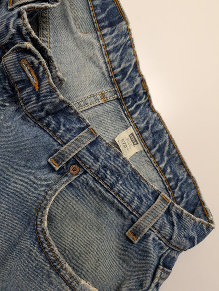 Jean LEVI'S 570 Baggy Vintage 🛹 Taille W36 (Taille 41cm) 🛹 Bleu Délavé Grunge
