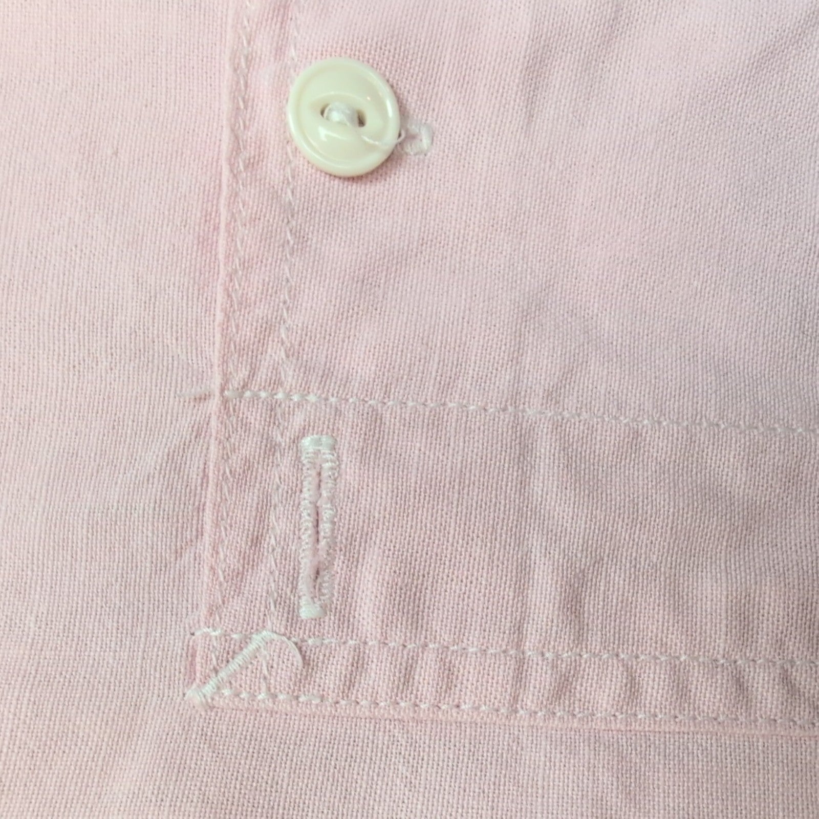 Chemise Polo Ralph Lauren Workwear rose 3 poches vintage logo L