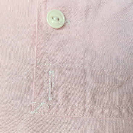 Chemise Polo Ralph Lauren Workwear rose 3 poches vintage logo L