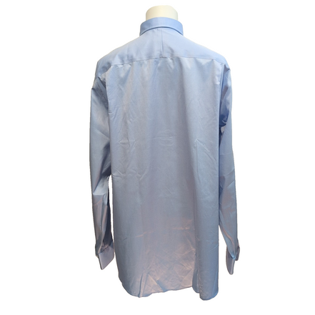 Chemise Cooper & Stewart XL Tall Neuve Étiquette Coton Stretch Bleu Unie