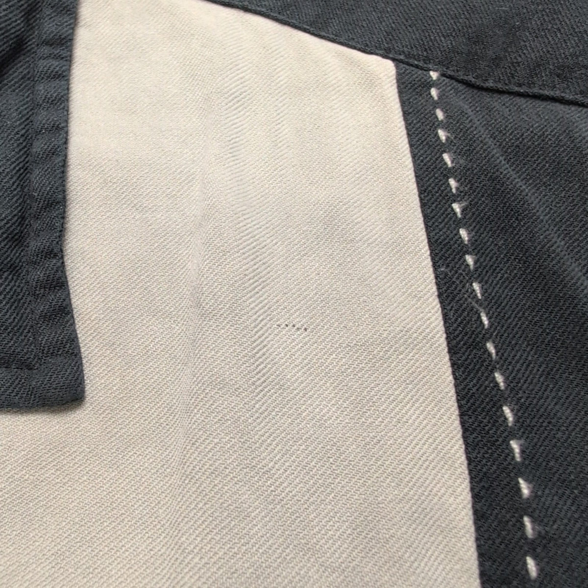 Chemise Hawaïenne Alfani XL 100% Soie Noir Gris Style Cuba Panama