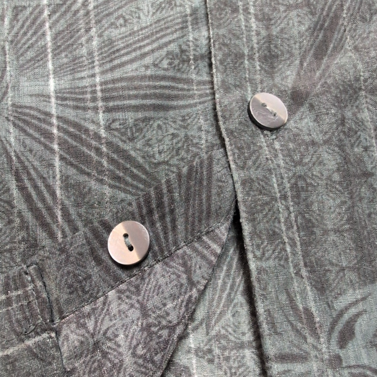 Chemise Hawaïenne Manches Courtes Van Heusen Noir Feuillage L