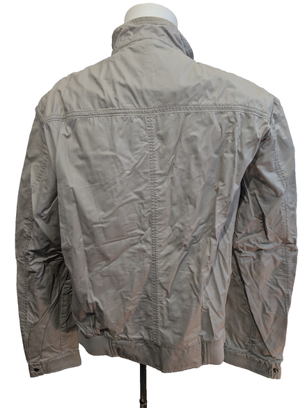 Veste Harrington Griffe Noire Sport Crème XXL Homme Blouson Vintage Chic Casual